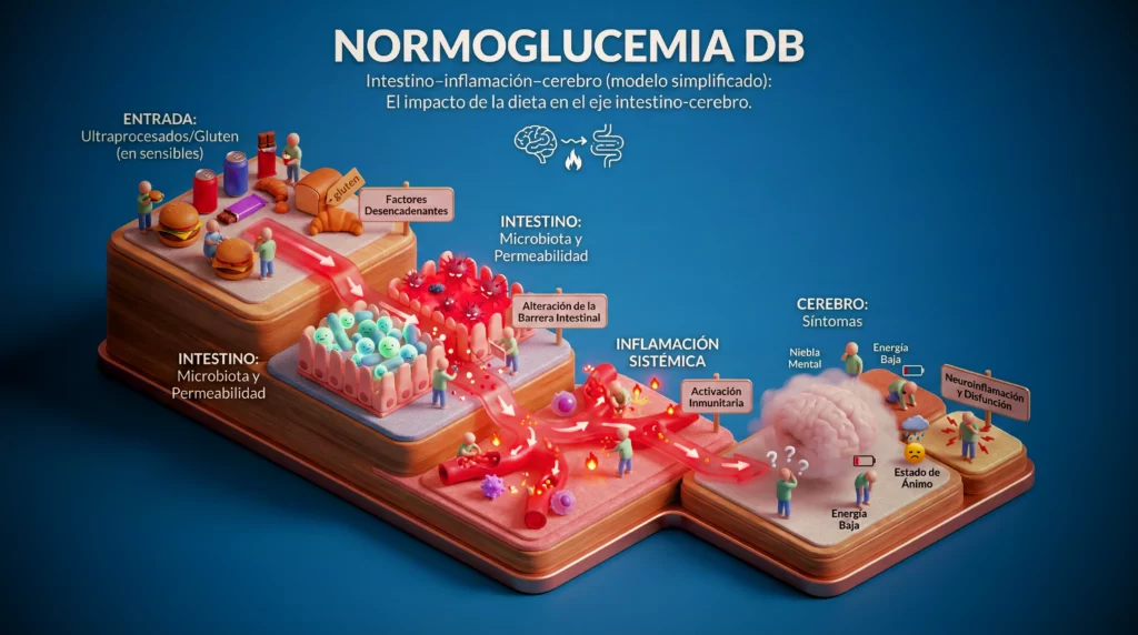 eje intestino cerebro inflamación nutrición